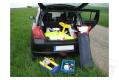 wenig Auto, viele Flieger