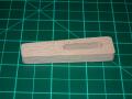 8mm Buche in 4 Durchgängen mit stumpfem 3mm Fräser